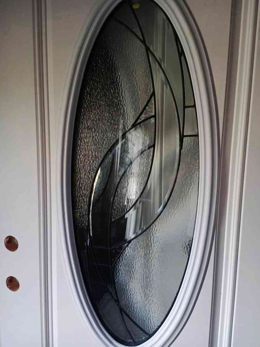 36x80 Exterior Entryway Doors Oval Lite Double Doors - Kissimmee, Florida - FleaMarketBay