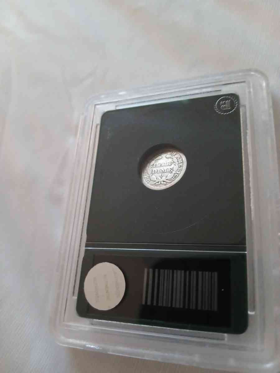 1852 O Half Dime - Neptune, New Jersey - FleaMarketBay