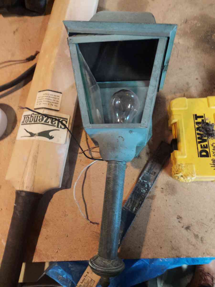 outside lantern - Frankfort, Indiana