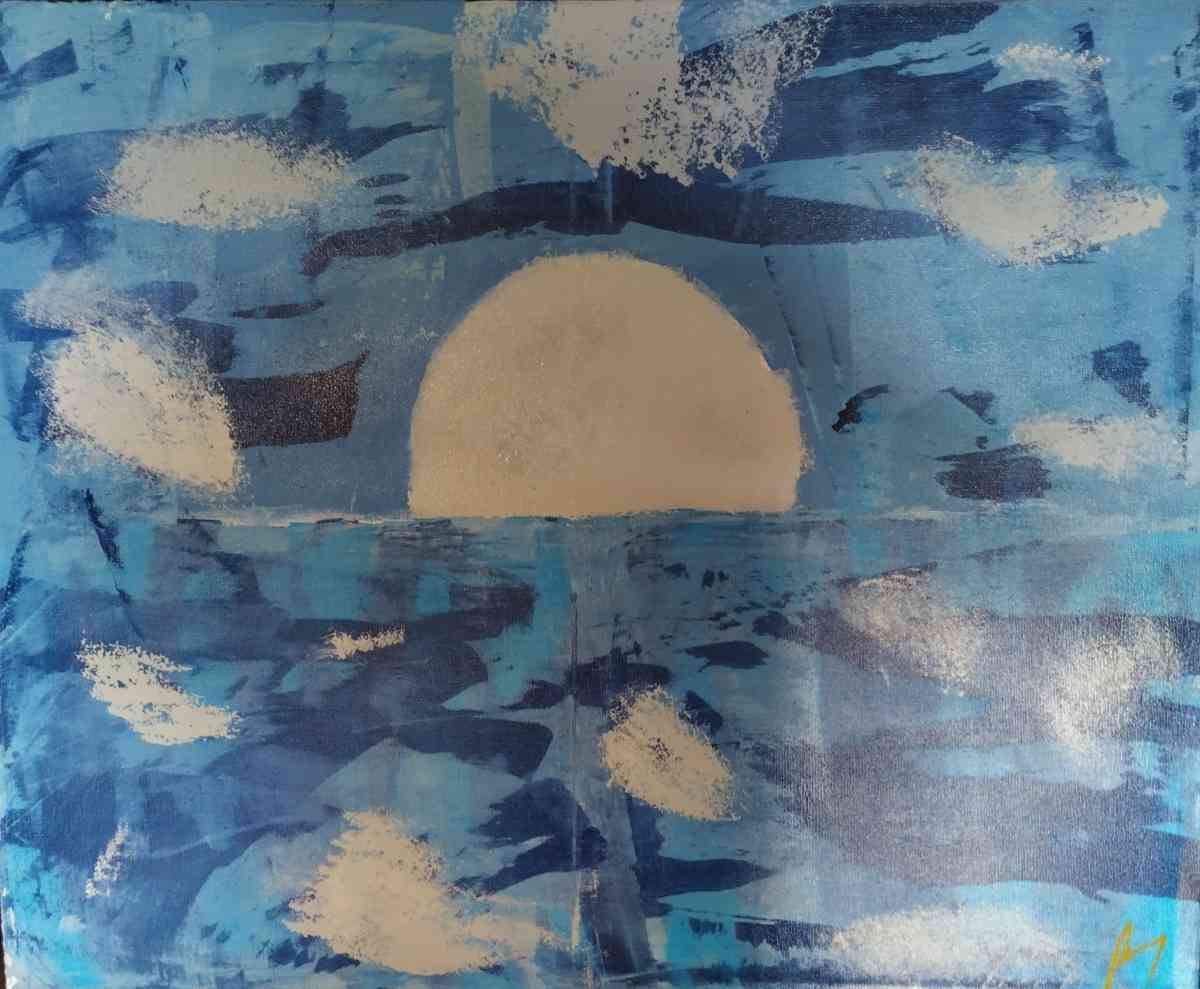 abstract painting - Georgetown, Texas - FleaMarketBay