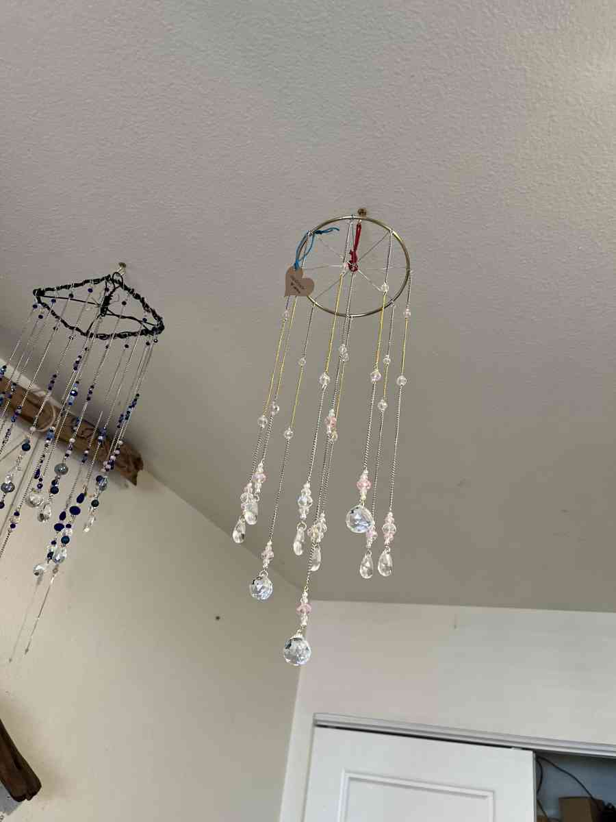 suncatchers and wall hangings crystal and glass beads - Fortuna, California