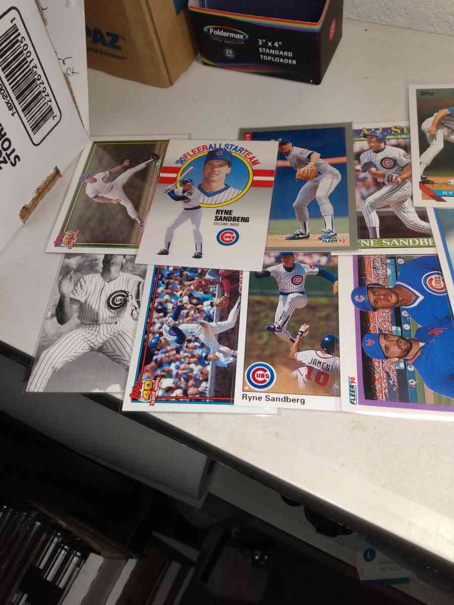 10 card lot Ryan Sandberg