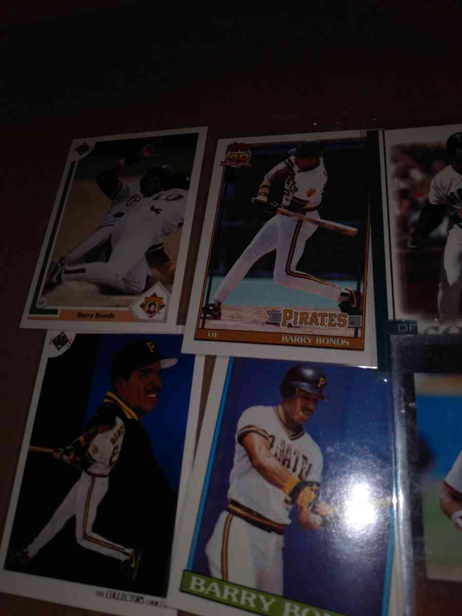 six card lot of Barry bonds - Alicia, Arkansas - FleaMarketBay