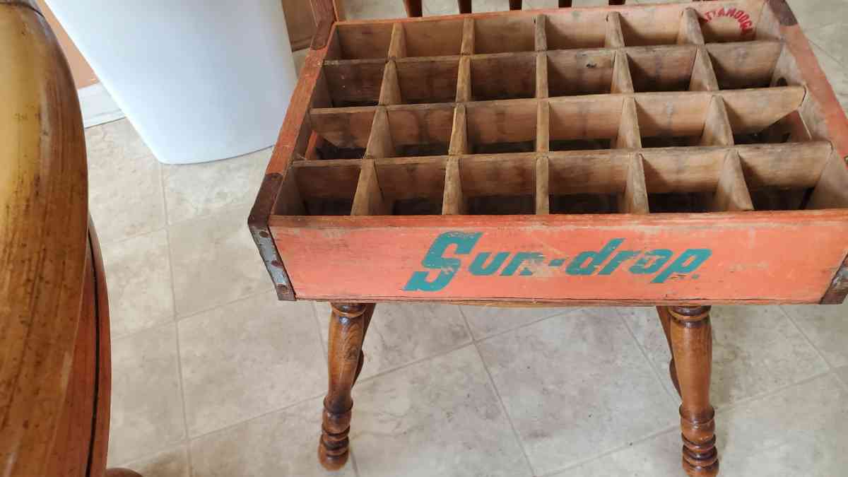 Vintage Sun Drop Soda Bottle Box - Pelham, Alabama - FleaMarketBay