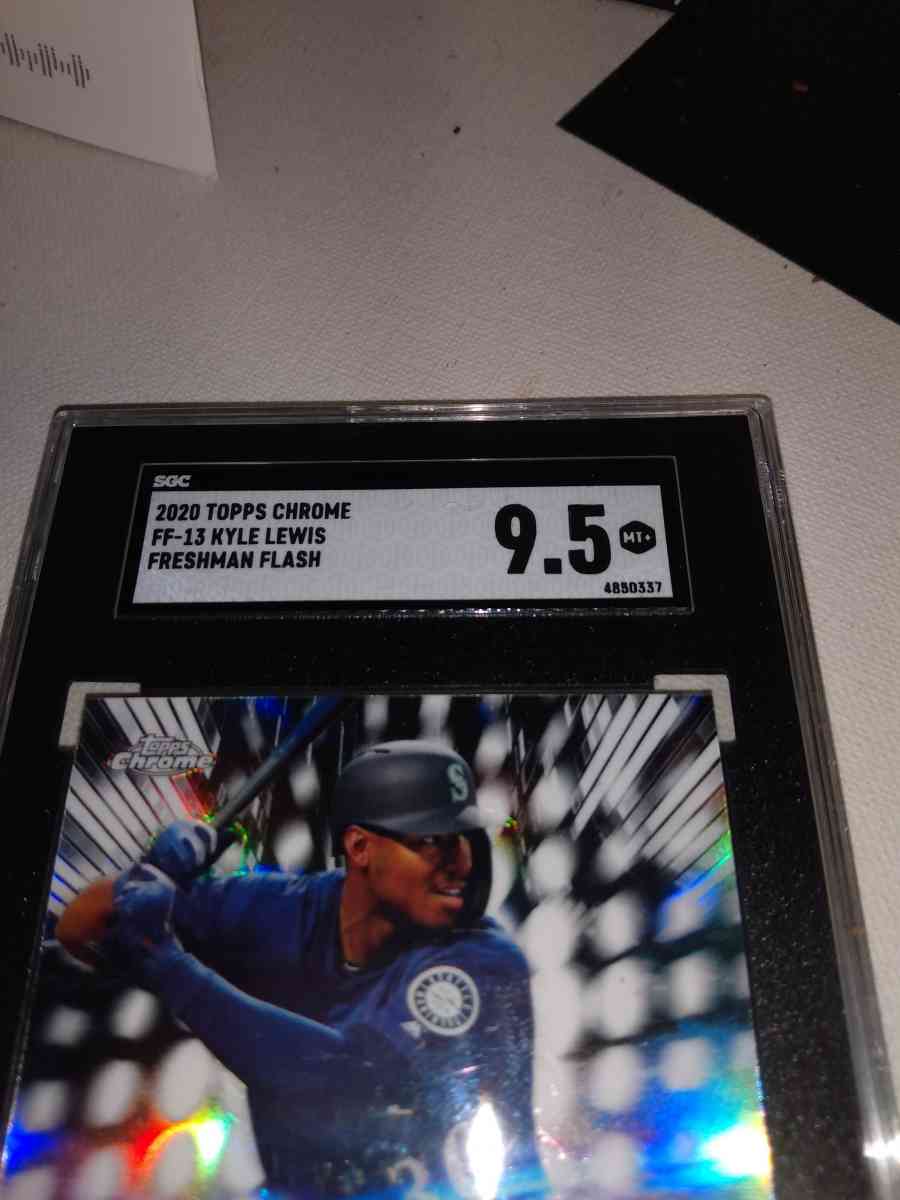 2020 Topps Chrome Kyle Lewis freshman flash grated 95 - Alicia, Arkansas - FleaMarketBay
