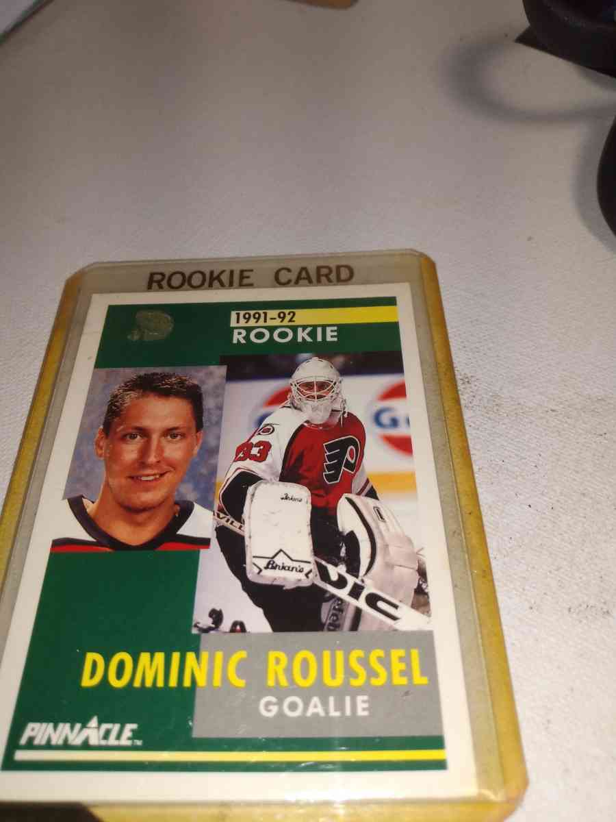 1991 1992 rookie card Pinnacle Dominic Roussel