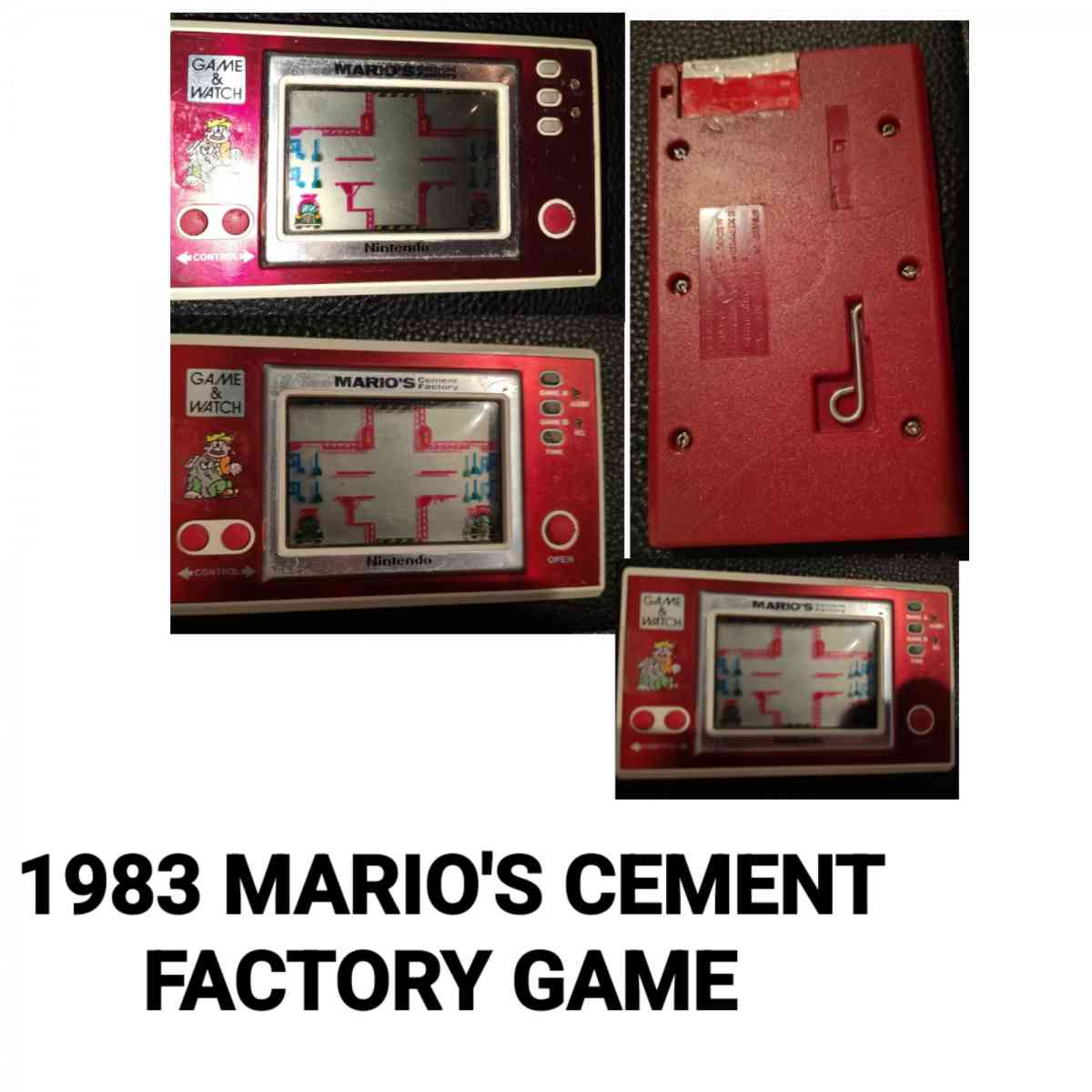 1983 MARIOS CEMENT FACTORY GAME 100 obo - San Antonio, Texas
