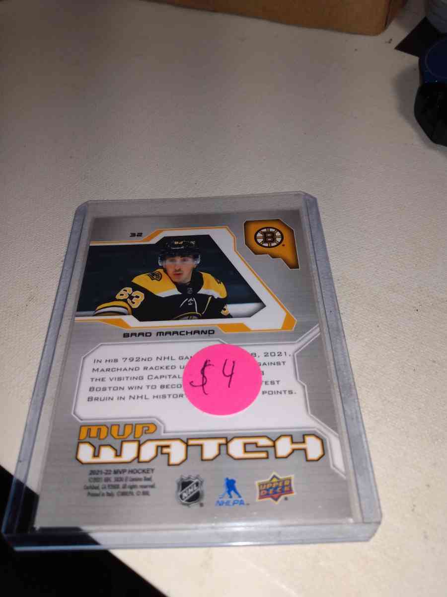 2022 MVP upper Deck autograph brad Marchsno - Alicia, Arkansas - FleaMarketBay