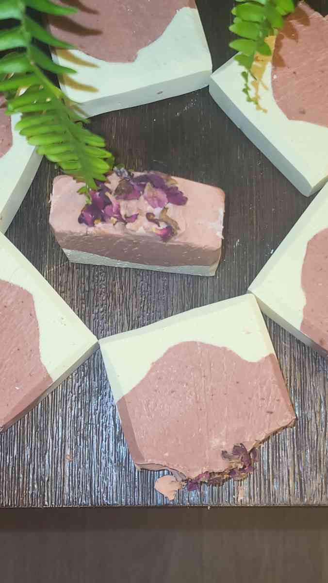 handmade Rose Petal Soap Bar - Snellville, Georgia - FleaMarketBay