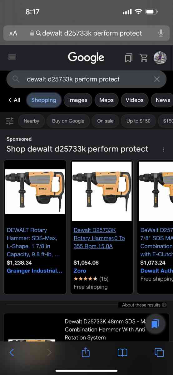 DeWALT combination hammer SDS - Durham, North Carolina - FleaMarketBay