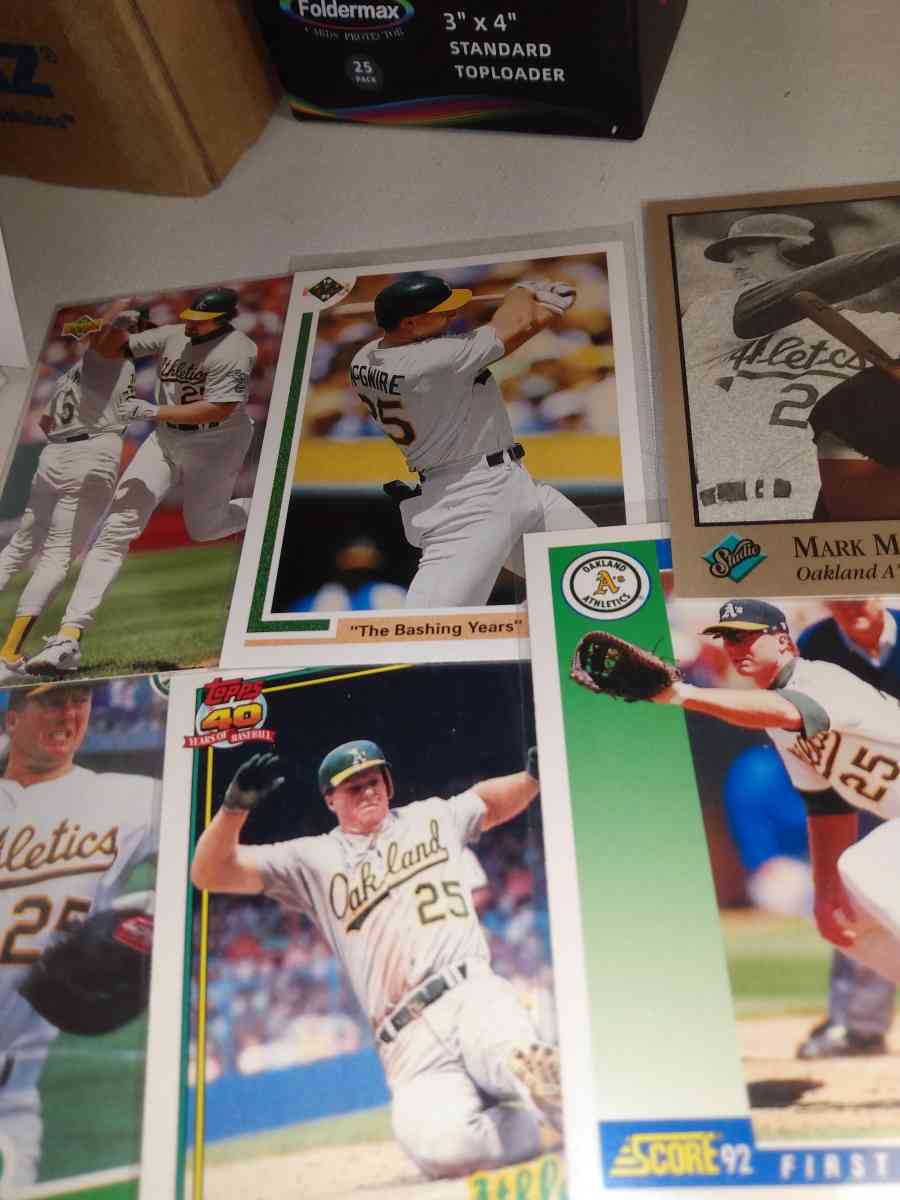 six card lot Mark McGwire - Alicia, Arkansas - FleaMarketBay