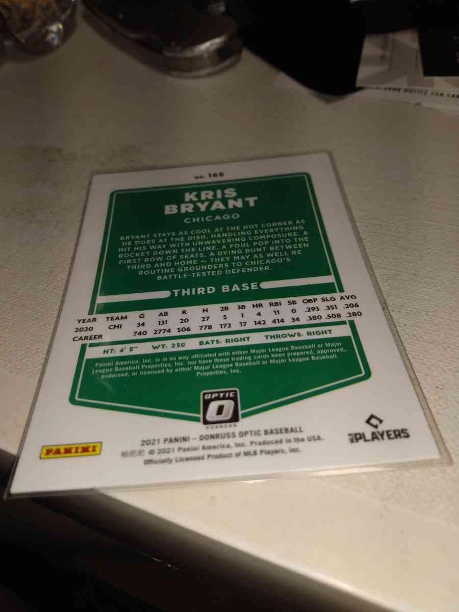 2021 Panini Kris Bryant - Alicia, Arkansas - FleaMarketBay