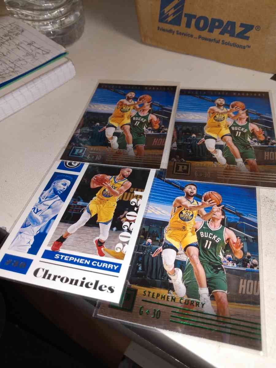 four card lot of Stephen Curry - Alicia, Arkansas - FleaMarketBay