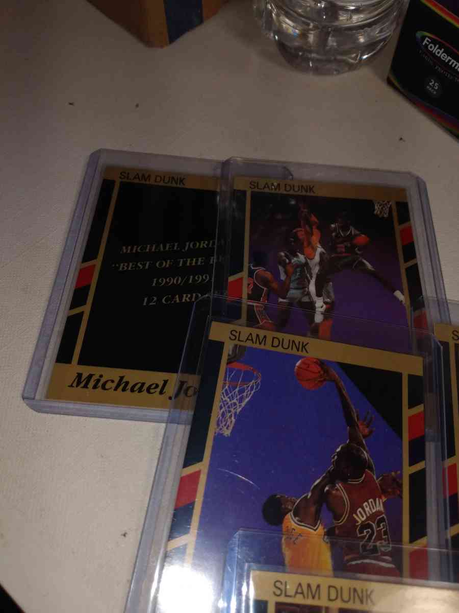 b91 through 1992 special card slam dunk cards Michael Jordan - Alicia, Arkansas - FleaMarketBay