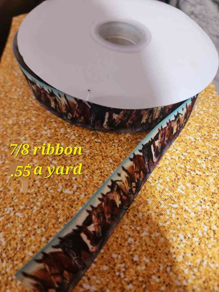 ribbon to make bows - Huntsville, Texas - FleaMarketBay