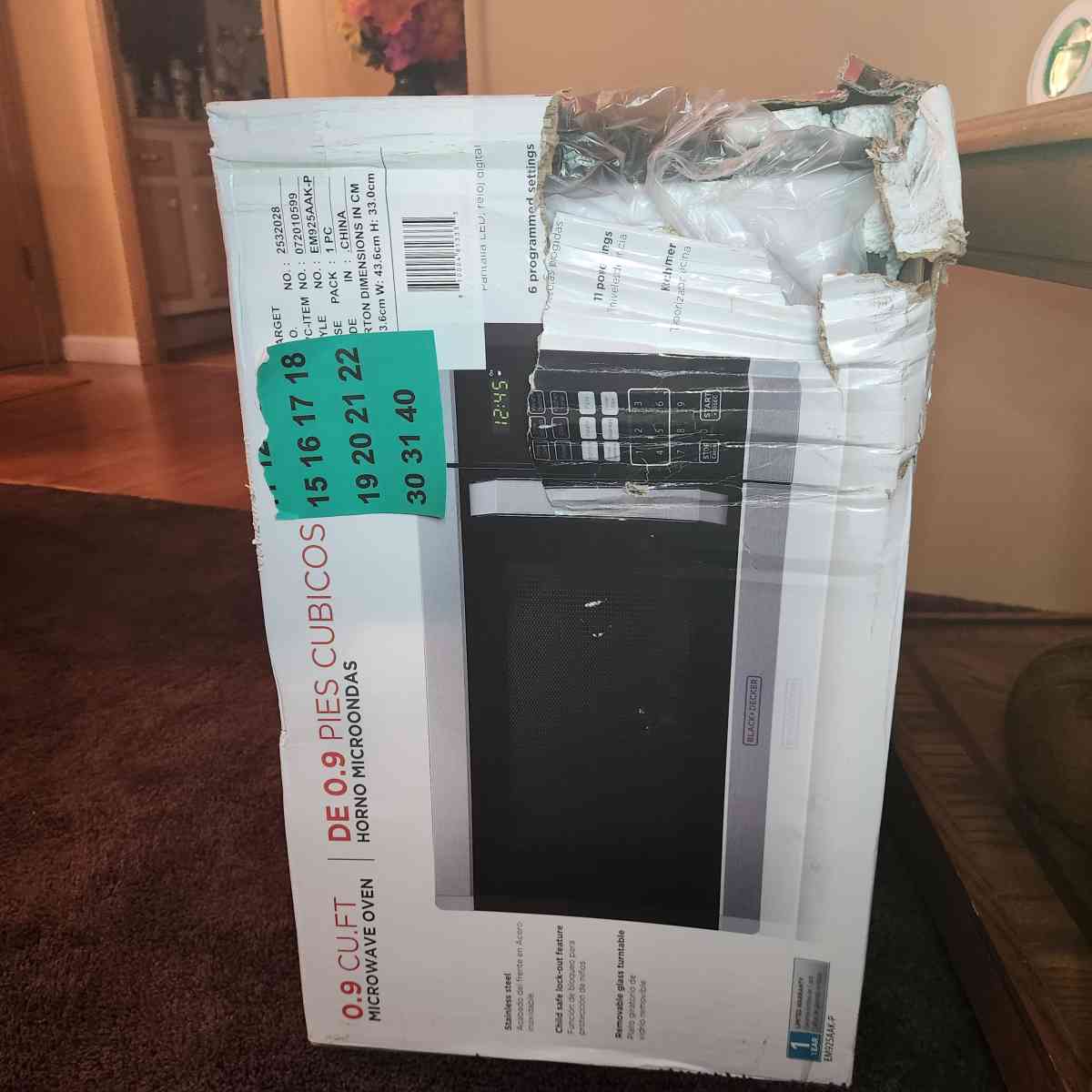 microwave black and decker - San Diego, California - FleaMarketBay