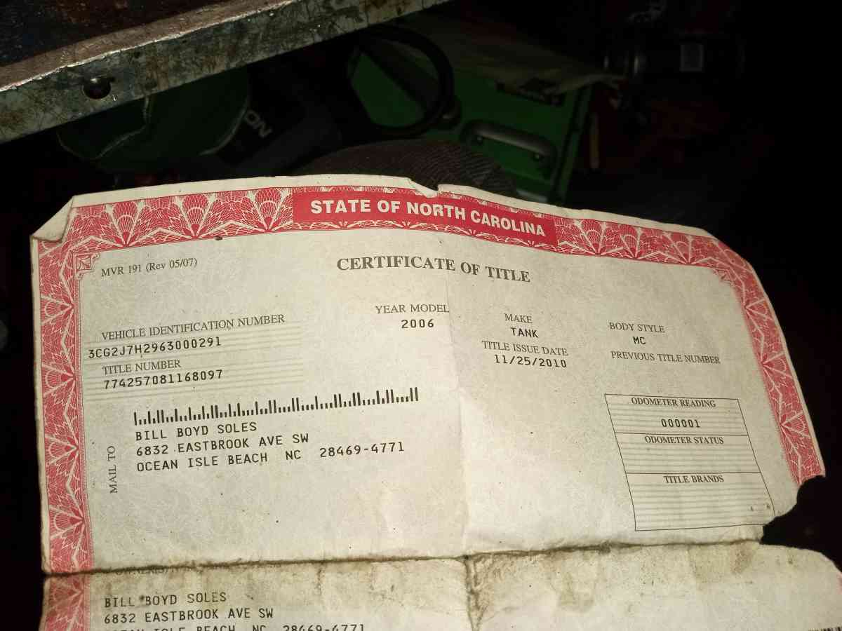 97 tank made by Harley its - Lane, South Carolina - FleaMarketBay