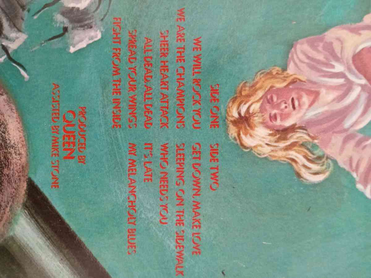 1977 Queen Album Record News of the World - West Covina, California - FleaMarketBay