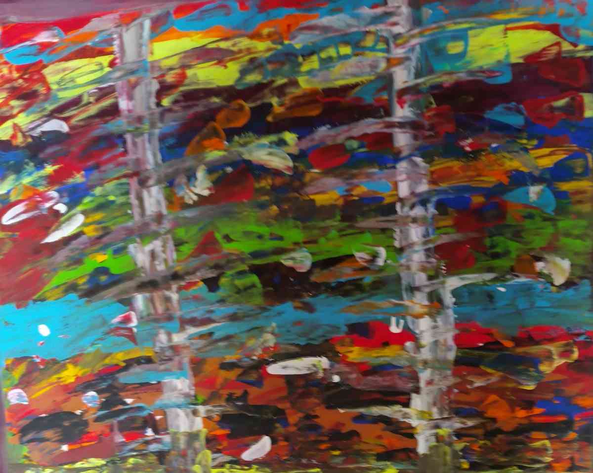 abstract painting - Georgetown, Texas - FleaMarketBay