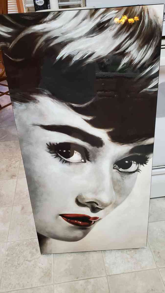 Audrey hepburn hanging wall art