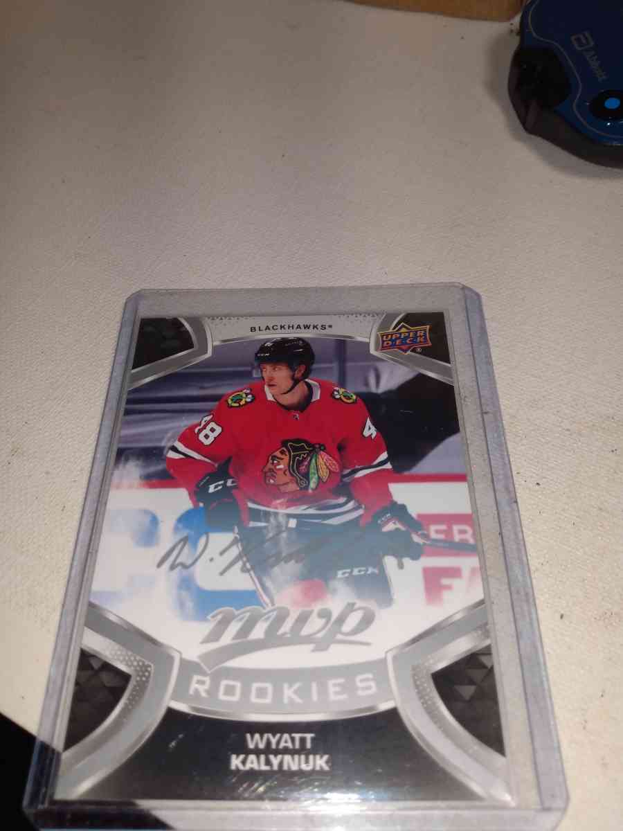 MVP upper Deck 2022 autograph Wyatt kalnuk