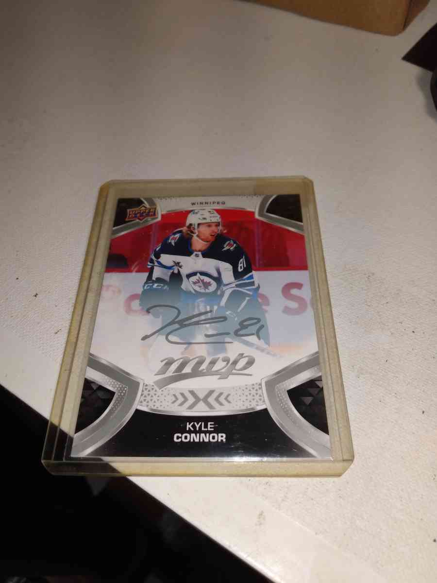 20212022 upper Deck MVP autograph Kyle Connor