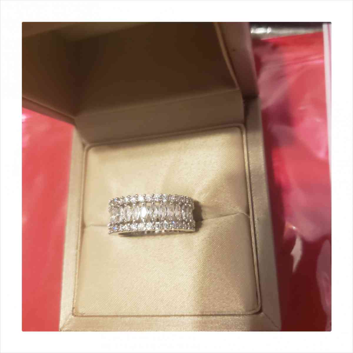 beautiful 8 ctw sterling silver lab created diamond eternity - Mesa, Arizona