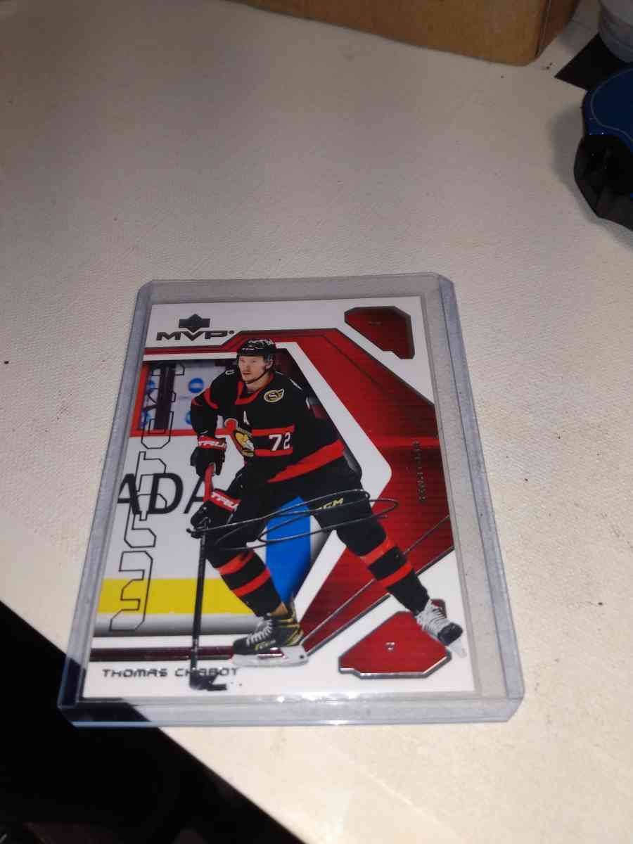 MVP upper Deck 2021 autograph Thomas chabot