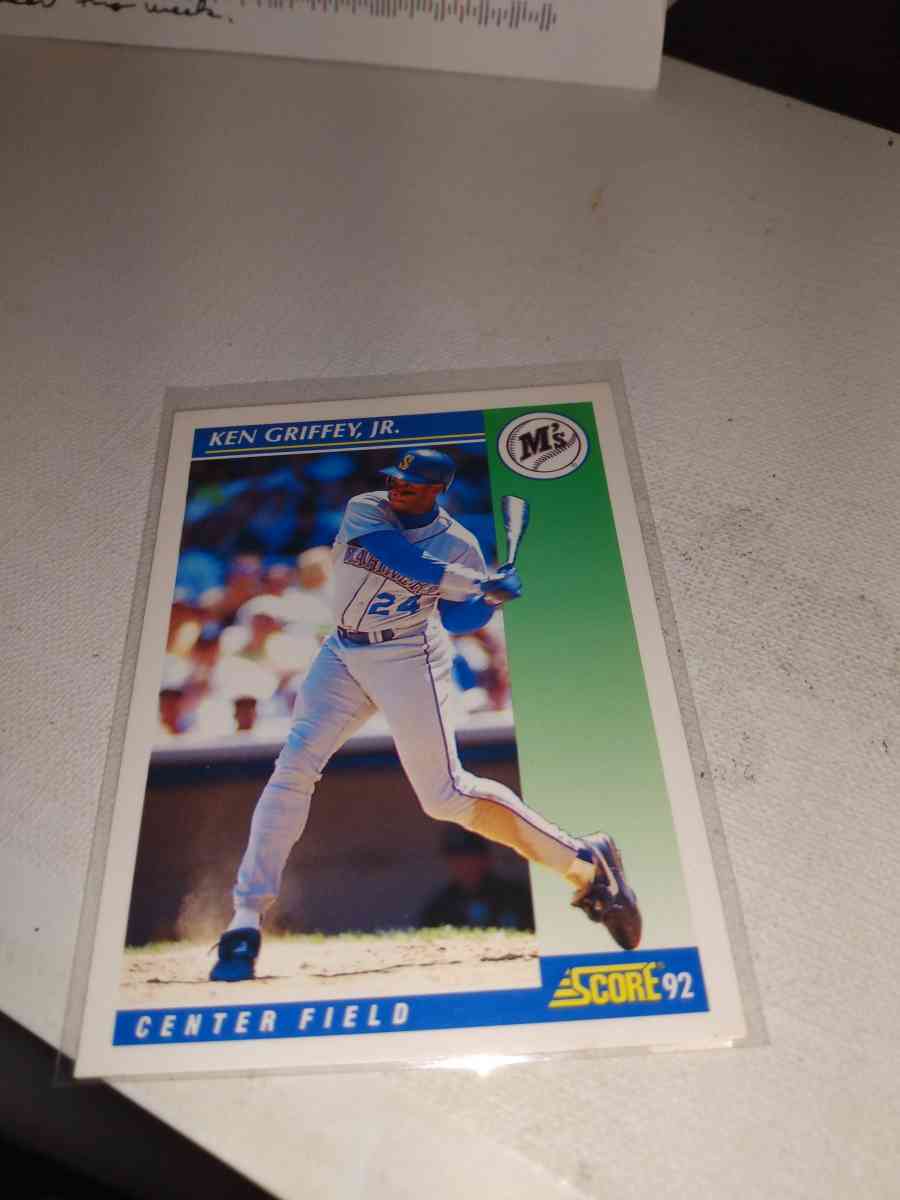 1992 score Ken Griffey Jr card number one