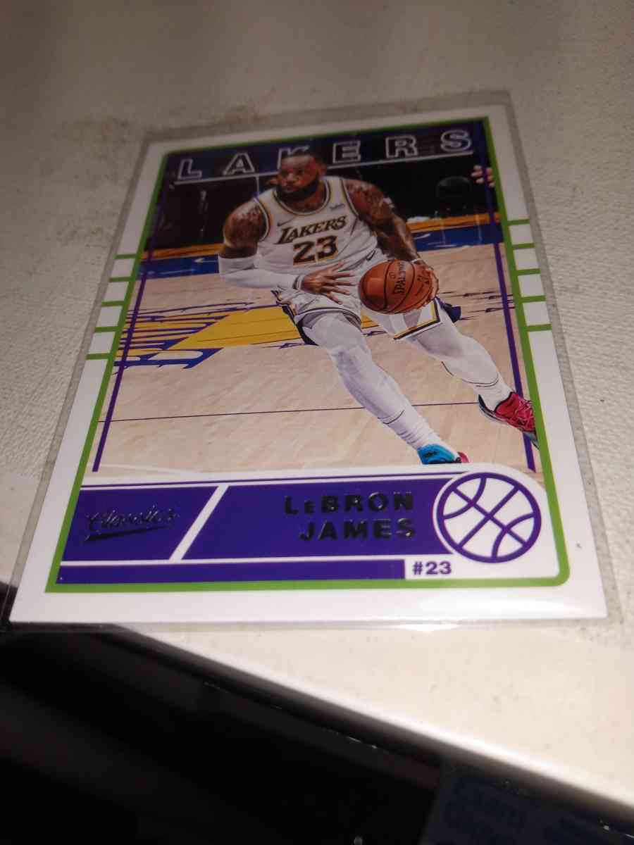 2020 2021 card number 629 classic LeBron James - Alicia, Arkansas