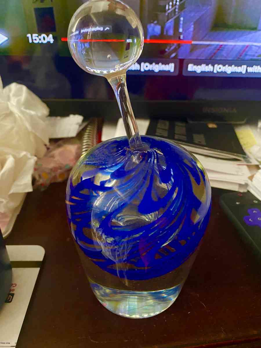 Beautiful hand blown Crystal - Claremont, California - FleaMarketBay