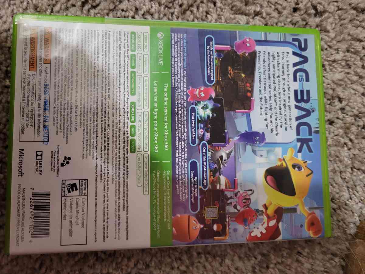 pac man xbox 360 - Mequon, Wisconsin - FleaMarketBay