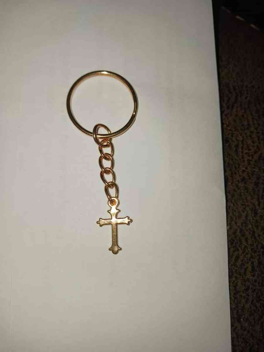 Brand New Cross Keychain - Indianapolis, Indiana