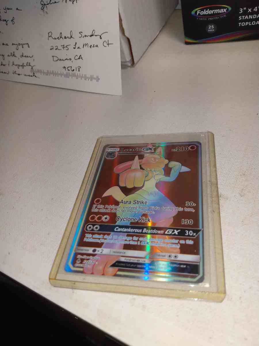 2018 Lucario HP210 orange hologram - Alicia, Arkansas