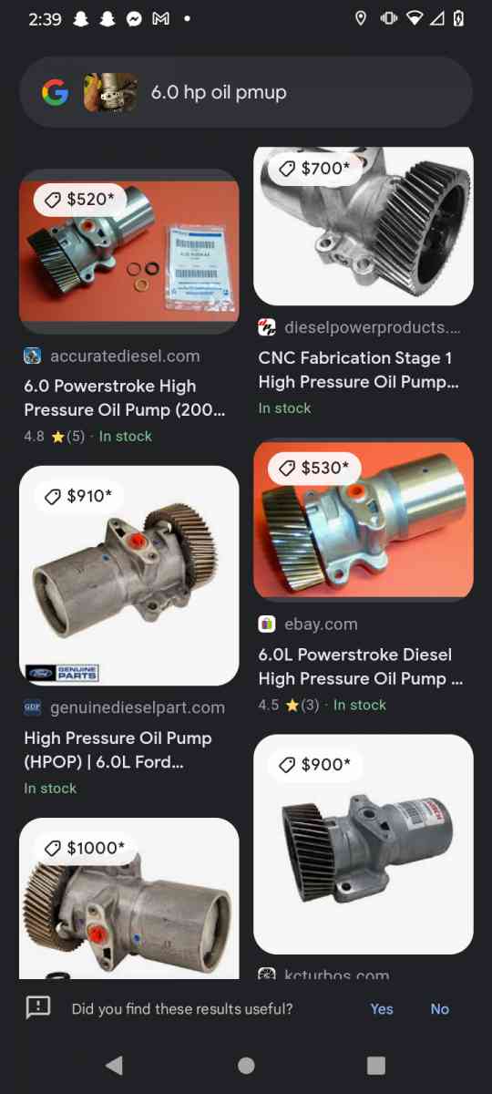 high pressure oil pump for 6 0 f250 or f350 power stroke - Fort Worth, Texas - FleaMarketBay