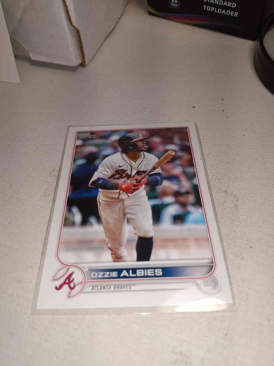 Topps 2022 Ozzie Albies - Alicia, Arkansas