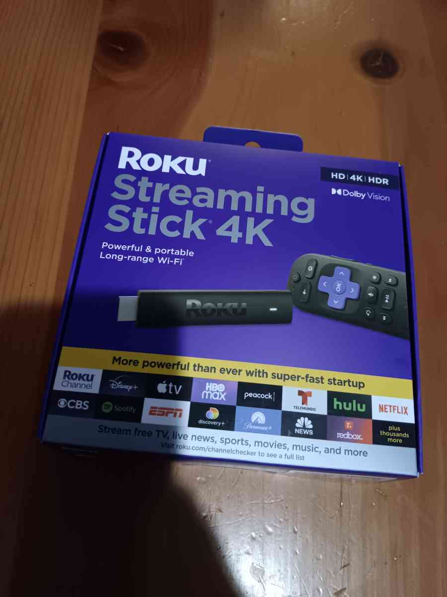 roku stick Streaming 4k