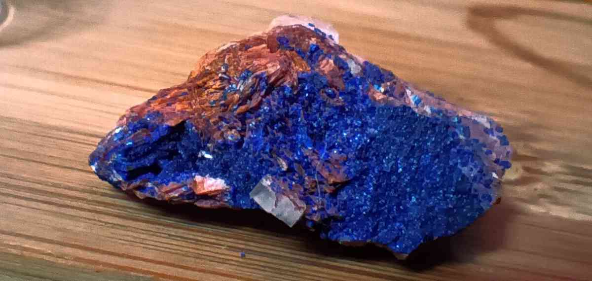 Thumbnail Azurite with Wulfenite - Greenville, South Carolina - FleaMarketBay