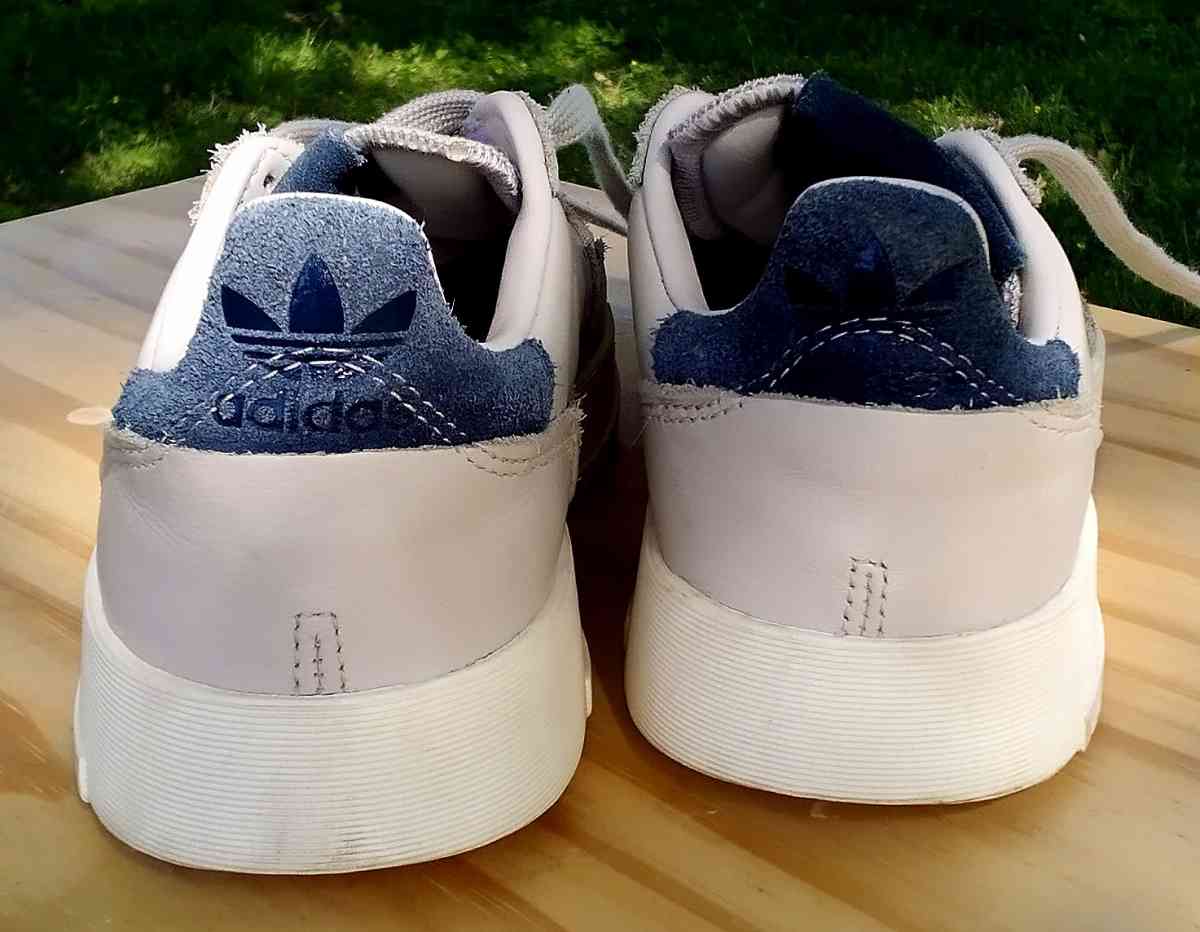 Adidas SuperSports Colligate Clear Brown Navy Shoes - Belleville, Illinois - FleaMarketBay