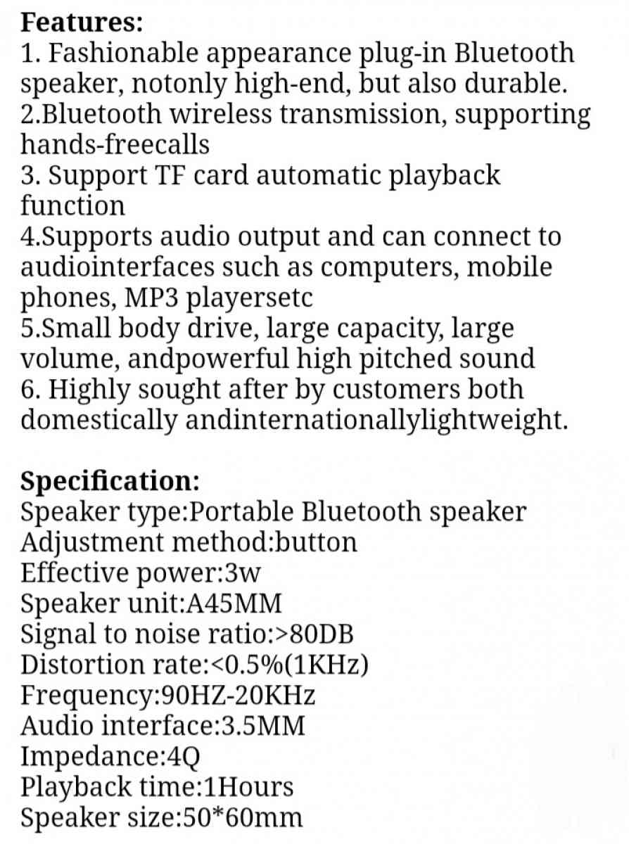 Bluetooth Dancing Light Speaker - Schuylkill Haven, Pennsylvania - FleaMarketBay