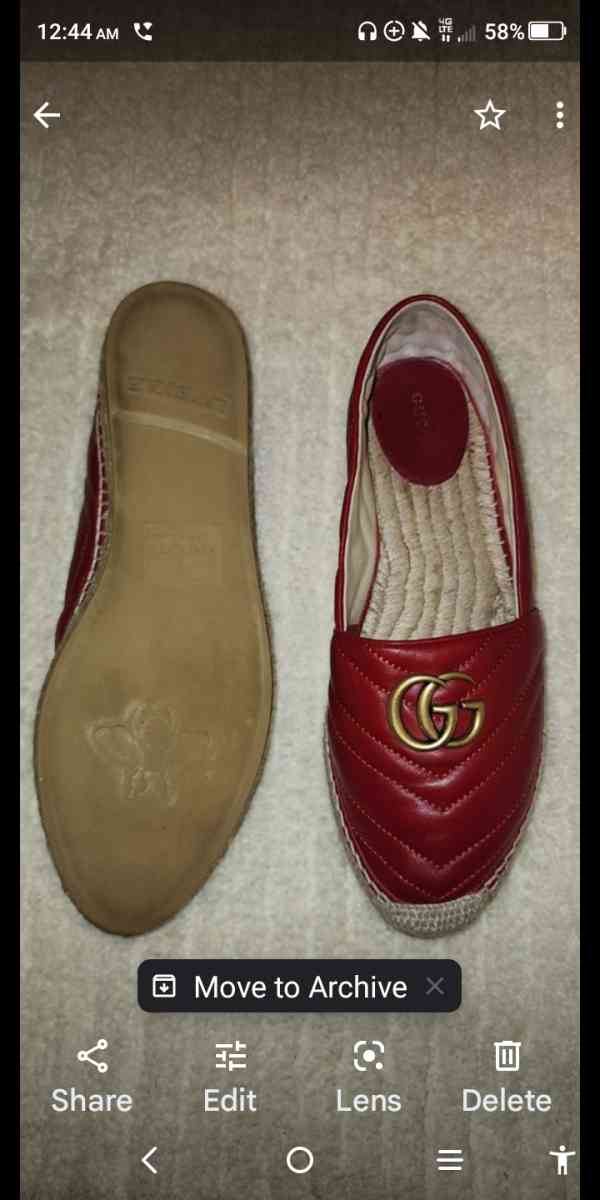 red Gucci shoes - Palm Desert, California - FleaMarketBay