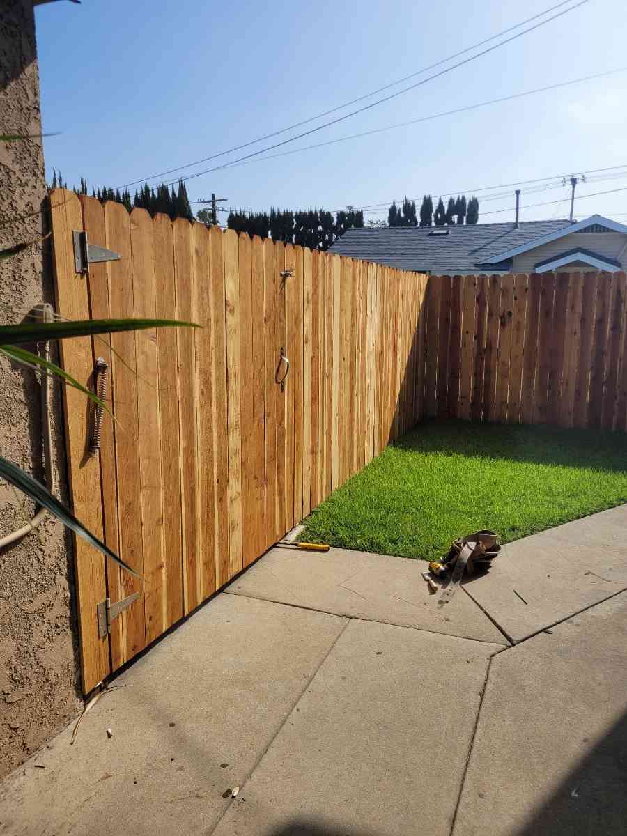 wood fences - Canoga Park, California