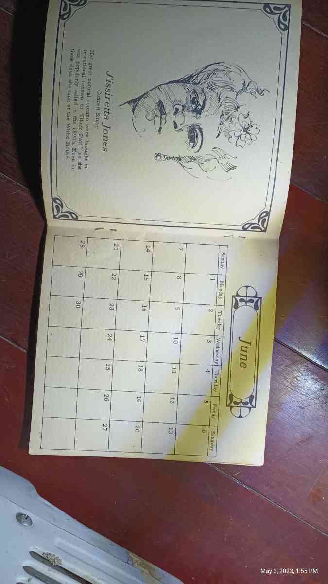 vintage 1970 great women from black history calendar booklet - Philadelphia, Pennsylvania - FleaMarketBay