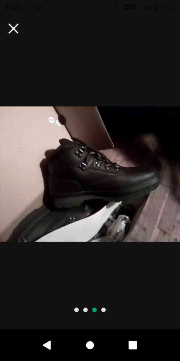 Euro Hiker Black Timberland Boots - Upper Darby, Pennsylvania - FleaMarketBay