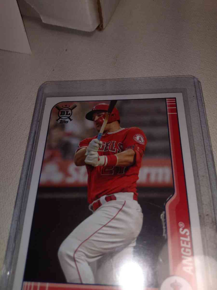 2021 Topps Big League rare card Michael trout - Alicia, Arkansas - FleaMarketBay