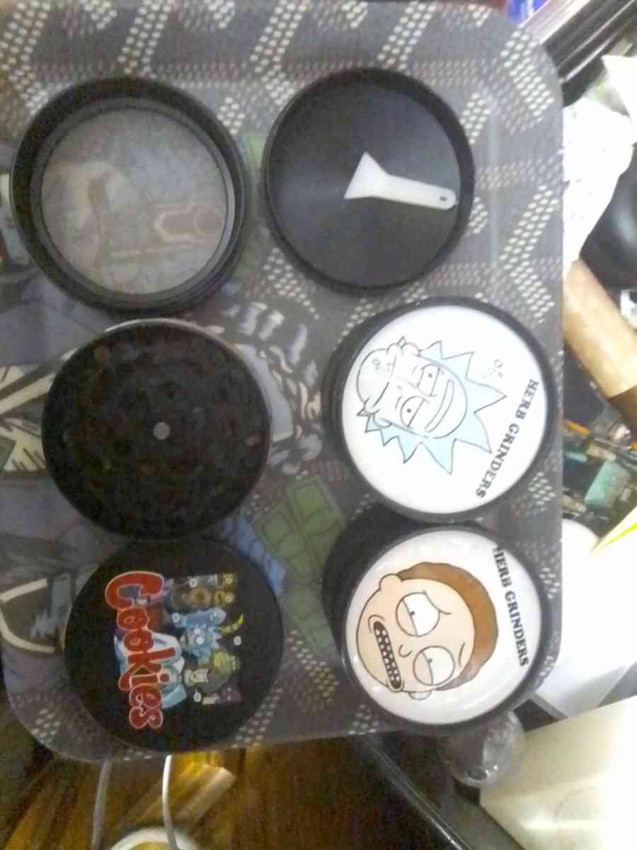 3 Rick and Morty herb grinders - Carson City, Nevada - FleaMarketBay