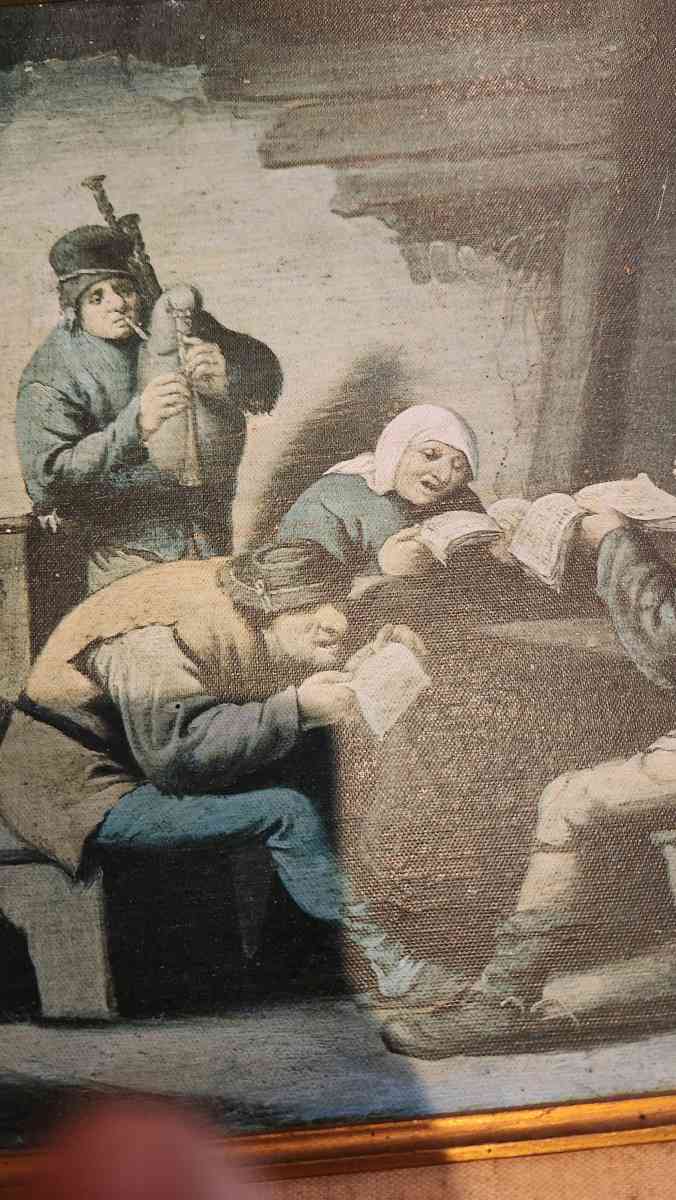 peasants singing by Peter de Toole - Hawley, Pennsylvania - FleaMarketBay