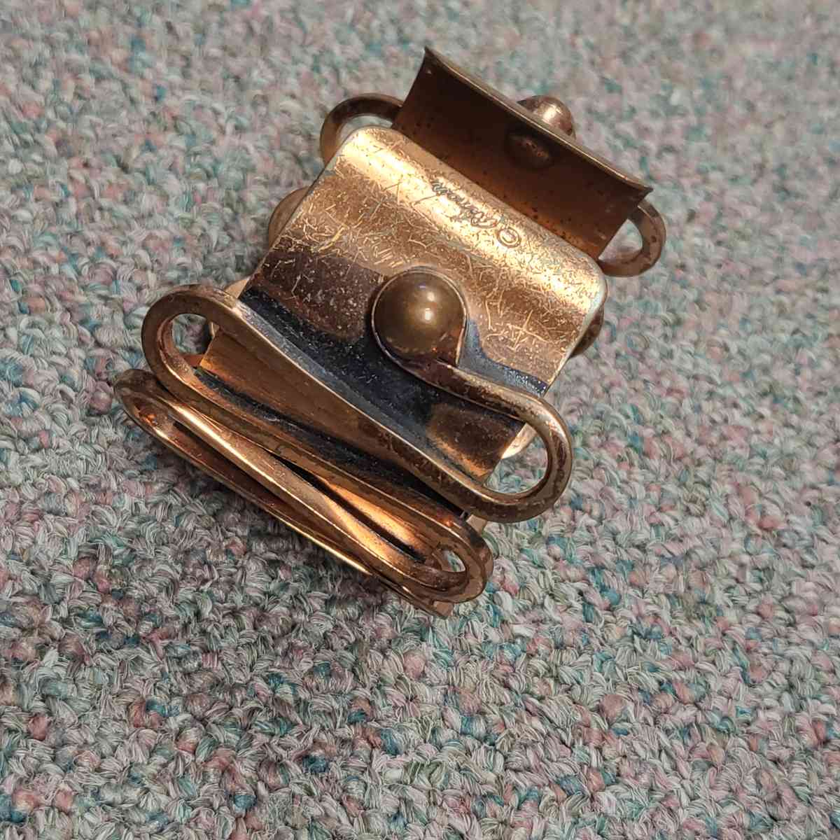 vintage copper modernist coffee bracelet - Janesville, Wisconsin - FleaMarketBay