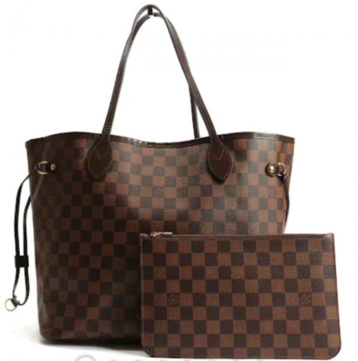Louis Vuitton Neverfull Damier Ebene WITH POUCH - Acworth, Georgia