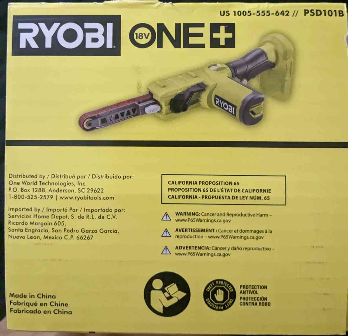 BRAND NEW Ryobi Two 4ah Batteries W Charger and Belt Sander - Concord, California - FleaMarketBay